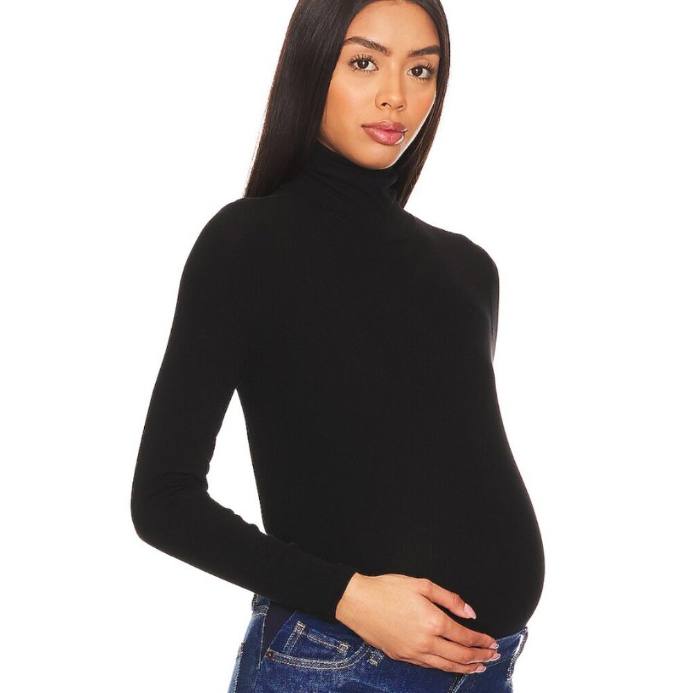 HATCH The Softest Rib Turtleneck (Black / 2)